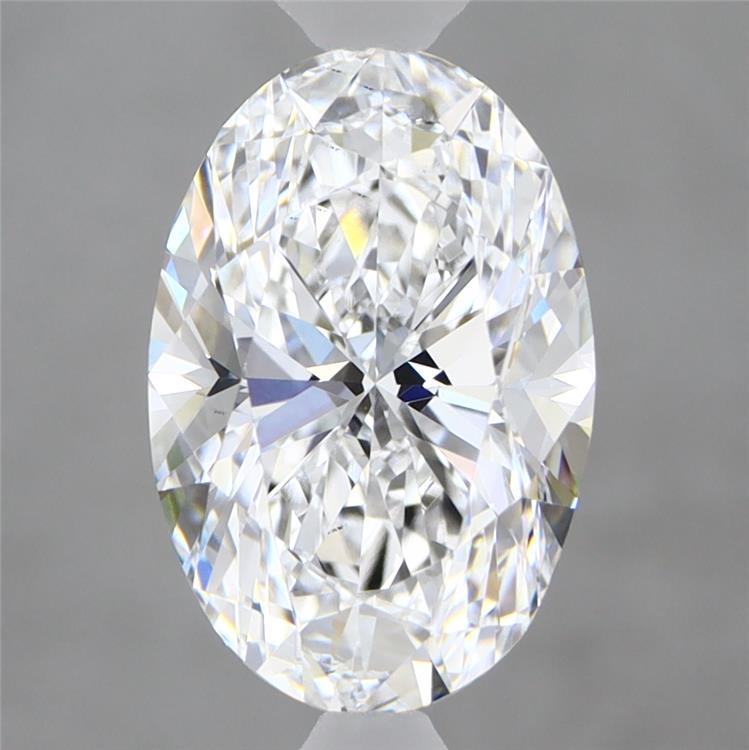 2.50 Carat Oval Shaped, Excellent Cut, D Color, VS1 Clarity, IGI Certified Lab Grown Diamond