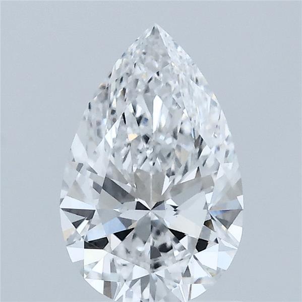 1.09 Carat Pear Shaped, Ideal Cut, D Color, VVS2 Clarity, IGI Certified Lab Grown Diamond