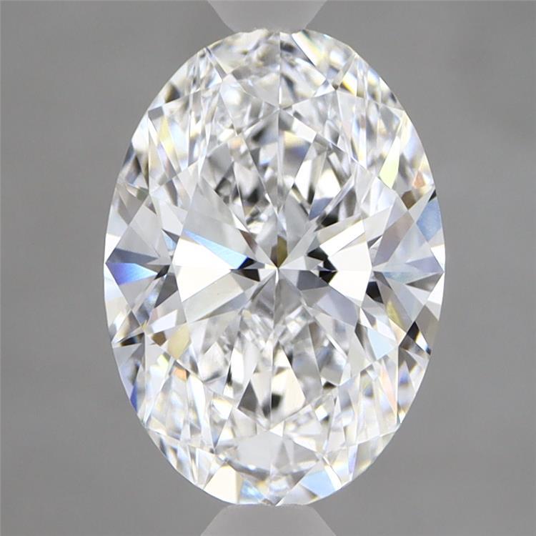 2.07 Carat Oval Shaped, Ideal Cut, D Color, VVS2 Clarity, IGI Certified Lab Grown Diamond
