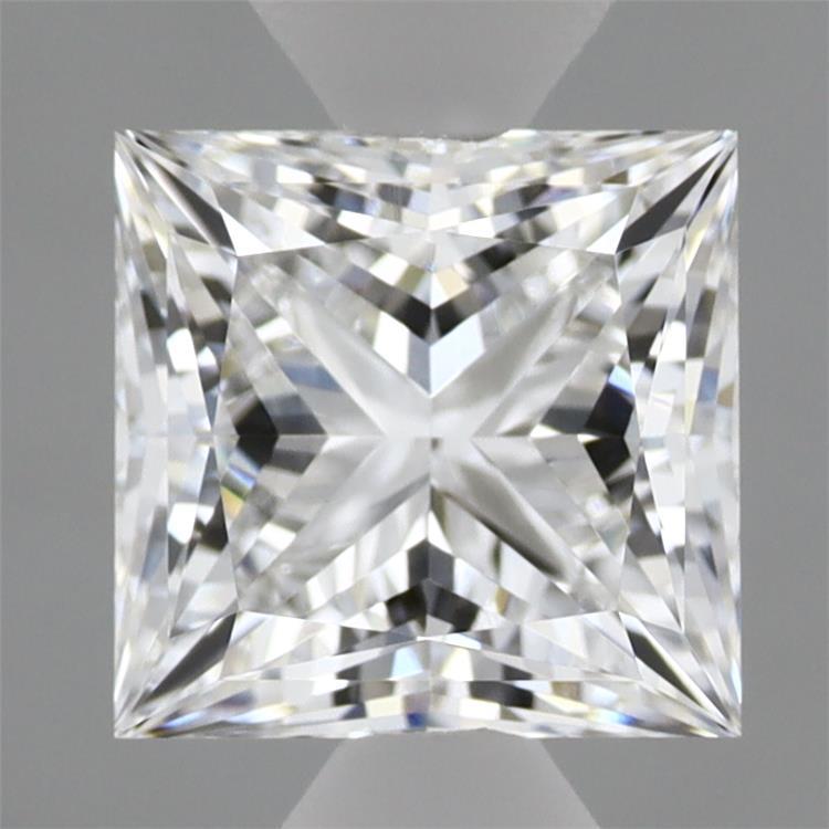 1.59 Carat Princess Shaped, Ideal Cut, D Color, VVS2 Clarity, IGI Certified Lab Grown Diamond