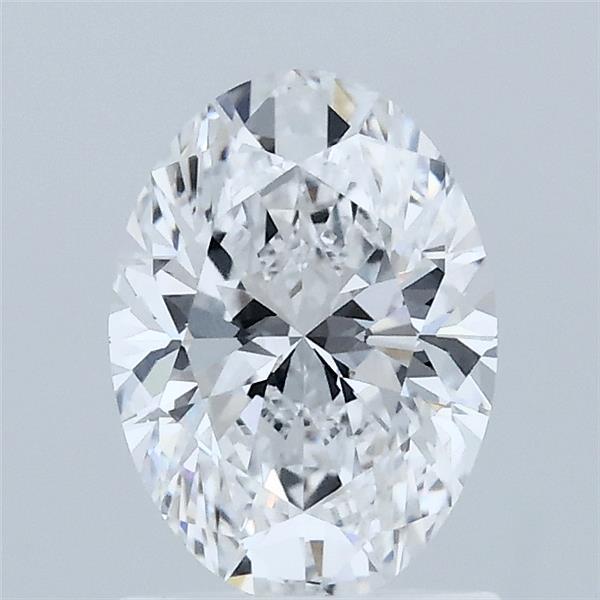 1.23 Carat Oval Shaped, Ideal Cut, D Color, VVS2 Clarity, IGI Certified Lab Grown Diamond