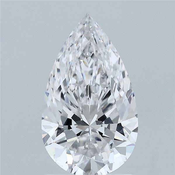1.58 Carat Pear Shaped, Excellent Cut, D Color, VS1 Clarity, IGI Certified Lab Grown Diamond