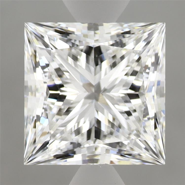 3.51 Carat Princess Shaped, Ideal Cut, E Color, VVS1 Clarity, IGI Certified Lab Grown Diamond
