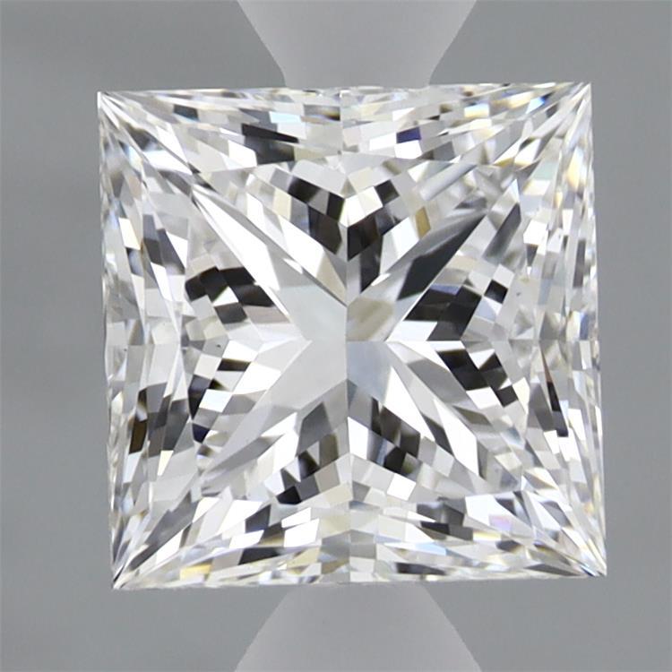 2.03 Carat Princess Shaped, Ideal Cut, E Color, VS1 Clarity, IGI Certified Lab Grown Diamond