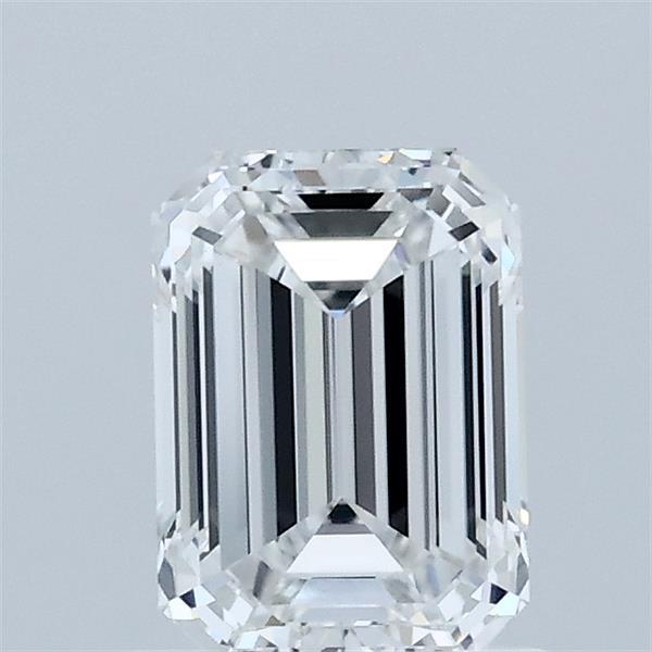 1.02 Carat Emerald Shaped, Ideal Cut, E Color, VVS2 Clarity, IGI Certified Lab Grown Diamond