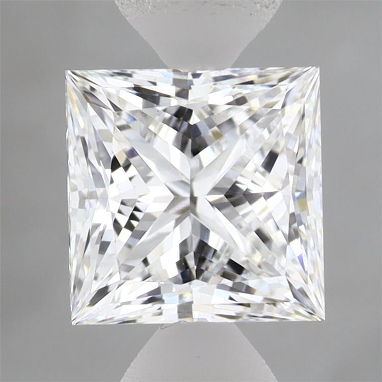 1.77 Carat Princess Shaped, Ideal Cut, E Color, VS1 Clarity, IGI Certified Lab Grown Diamond