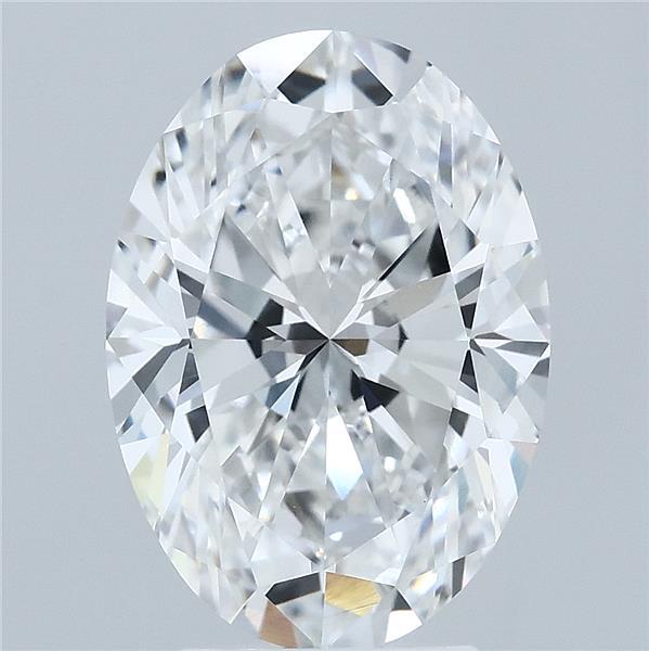 4.00 Carat Oval Shaped, Ideal Cut, E Color, VVS2 Clarity, IGI Certified Lab Grown Diamond