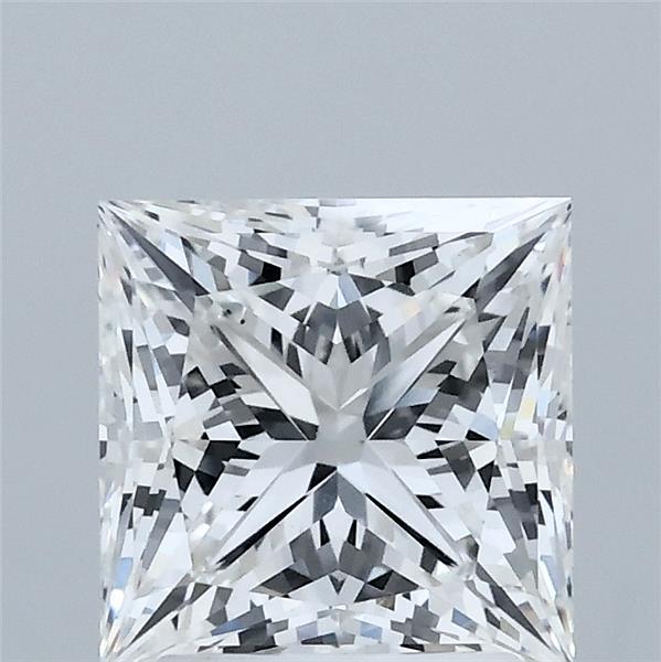 2.04 Carat Princess Shaped, Ideal Cut, E Color, VS1 Clarity, IGI Certified Lab Grown Diamond
