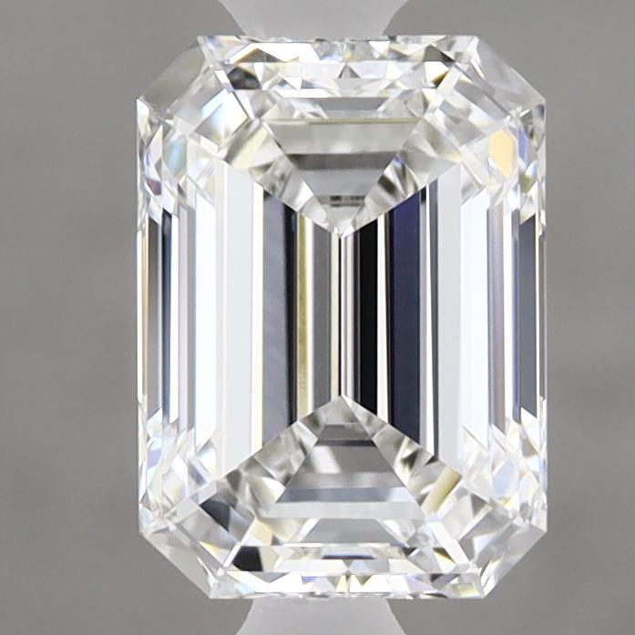 1.56 Carat Emerald Shaped, Ideal Cut, E Color, VVS2 Clarity, IGI Certified Lab Grown Diamond