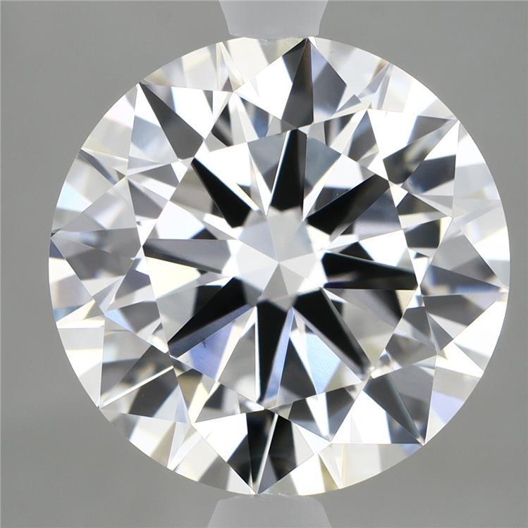 6.03 Carat Round Shaped, Excellent Cut, D Color, VS1 Clarity, IGI Certified Lab Grown Diamond