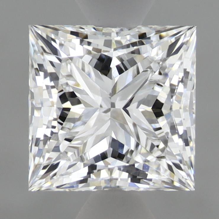 1.51 Carat Princess Shaped, Ideal Cut, D Color, VVS2 Clarity, IGI Certified Lab Grown Diamond