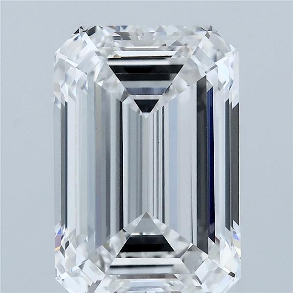 4.24 Carat Emerald Shaped, Ideal Cut, D Color, VS1 Clarity, IGI Certified Lab Grown Diamond