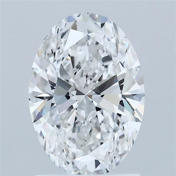 1.59 Carat Oval Shaped, Ideal Cut, D Color, VVS2 Clarity, IGI Certified Lab Grown Diamond