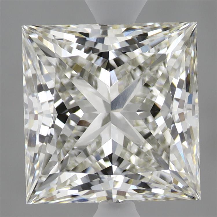 3.00 Carat Princess Shaped, Ideal Cut, G Color, VVS2 Clarity, IGI Certified Lab Grown Diamond