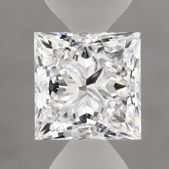 1.03 Carat Princess Shaped, Excellent Cut, D Color, VVS2 Clarity, IGI Certified Lab Grown Diamond