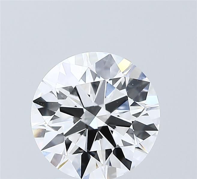 2.05 Carat Round Shaped, Ideal Cut, D Color, VVS2 Clarity, IGI Certified Lab Grown Diamond