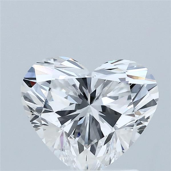 1.51 Carat Heart Shaped, Ideal Cut, D Color, VVS2 Clarity, IGI Certified Lab Grown Diamond