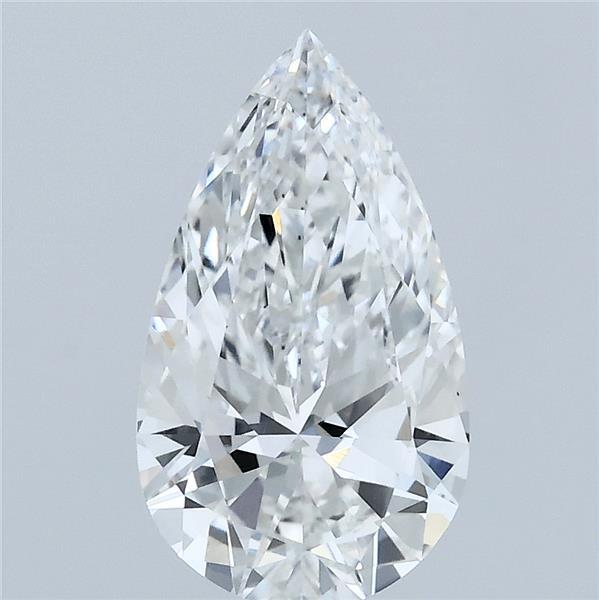2.01 Carat Pear Shaped, Ideal Cut, E Color, VS1 Clarity, IGI Certified Lab Grown Diamond
