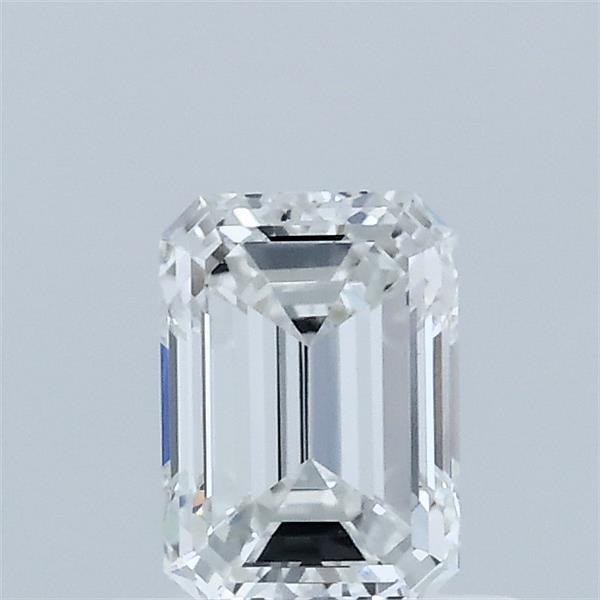 0.73 Carat Emerald Shaped, Ideal Cut, D Color, VVS2 Clarity, IGI Certified Lab Grown Diamond