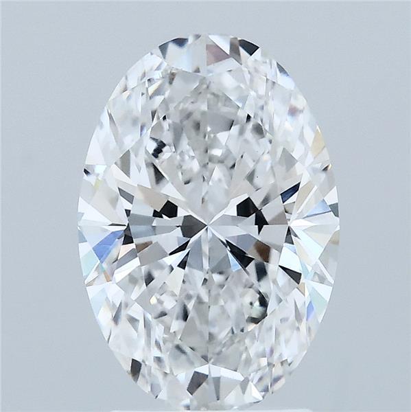 2.58 Carat Oval Shaped, Ideal Cut, D Color, VVS2 Clarity, IGI Certified Lab Grown Diamond