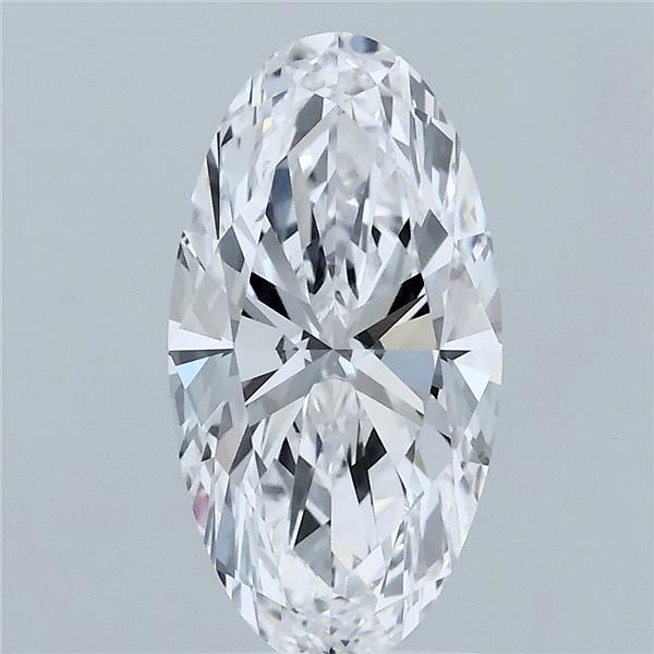 2.03 Carat Oval Shaped, Ideal Cut, D Color, VVS2 Clarity, IGI Certified Lab Grown Diamond