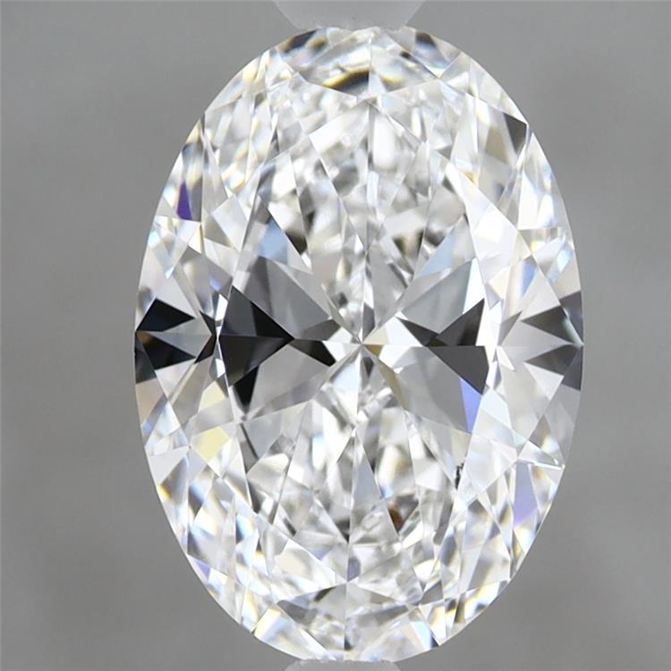 2.10 Carat Oval Shaped, Ideal Cut, D Color, VVS2 Clarity, IGI Certified Lab Grown Diamond