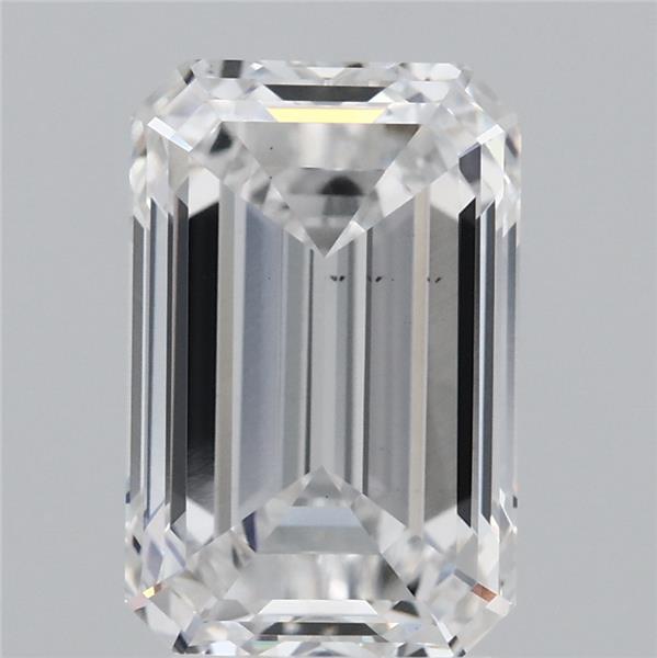 4.00 Carat Emerald Shaped, Ideal Cut, D Color, VS2 Clarity, IGI Certified Lab Grown Diamond