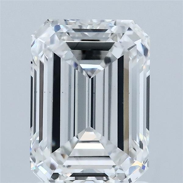 2.04 Carat Emerald Shaped, Ideal Cut, D Color, VS2 Clarity, IGI Certified Lab Grown Diamond