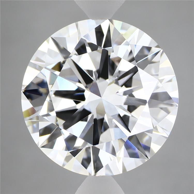 7.03 Carat Round Shaped, Excellent Cut, E Color, VVS2 Clarity, IGI Certified Lab Grown Diamond