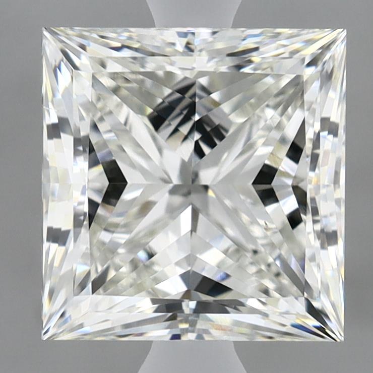 2.98 Carat Princess Shaped, Ideal Cut, G Color, VS2 Clarity, IGI Certified Lab Grown Diamond
