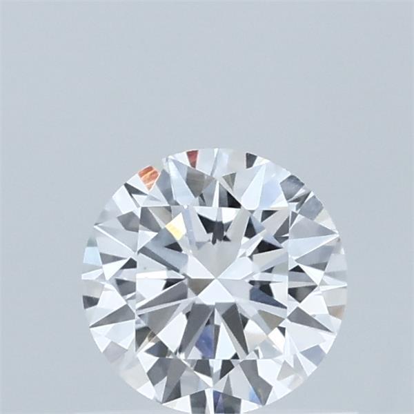 0.59 Carat Round Shaped, Excellent Cut, D Color, VVS2 Clarity, IGI Certified Lab Grown Diamond
