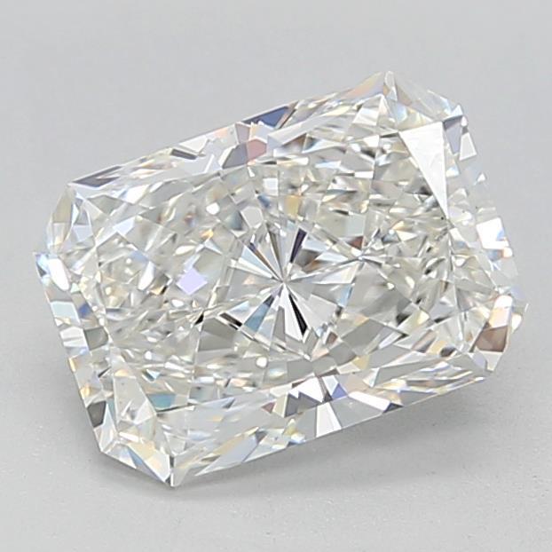 1.97 Carat Radiant Shaped, Excellent Cut, G Color, VS1 Clarity, IGI Certified Lab Grown Diamond