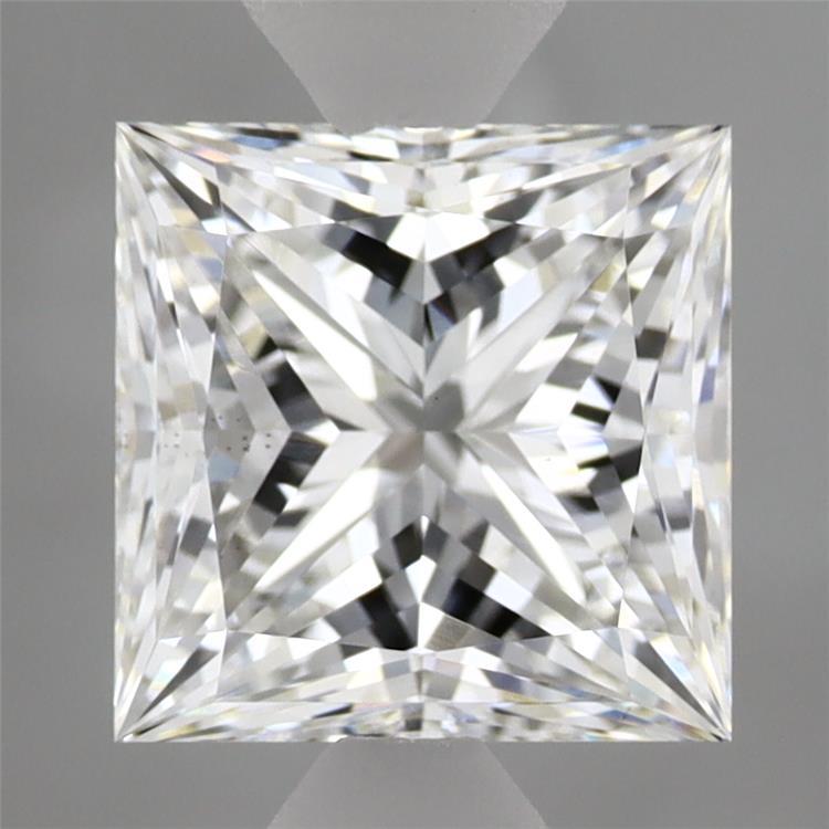 2.53 Carat Princess Shaped, Ideal Cut, F Color, VS2 Clarity, IGI Certified Lab Grown Diamond