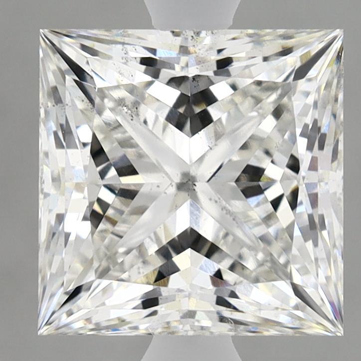 3.01 Carat Princess Shaped, Ideal Cut, F Color, SI1 Clarity, IGI Certified Lab Grown Diamond