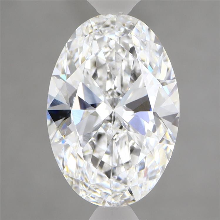 2.06 Carat Oval Shaped, Ideal Cut, D Color, VVS2 Clarity, IGI Certified Lab Grown Diamond