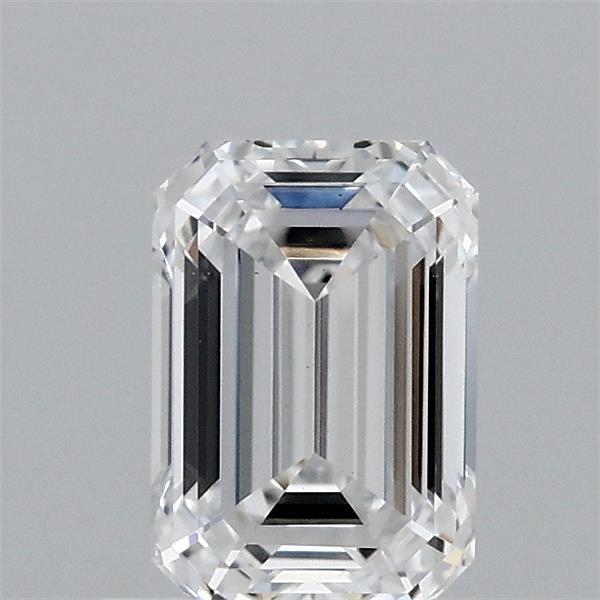 0.93 Carat Emerald Shaped, Ideal Cut, D Color, VS1 Clarity, IGI Certified Lab Grown Diamond