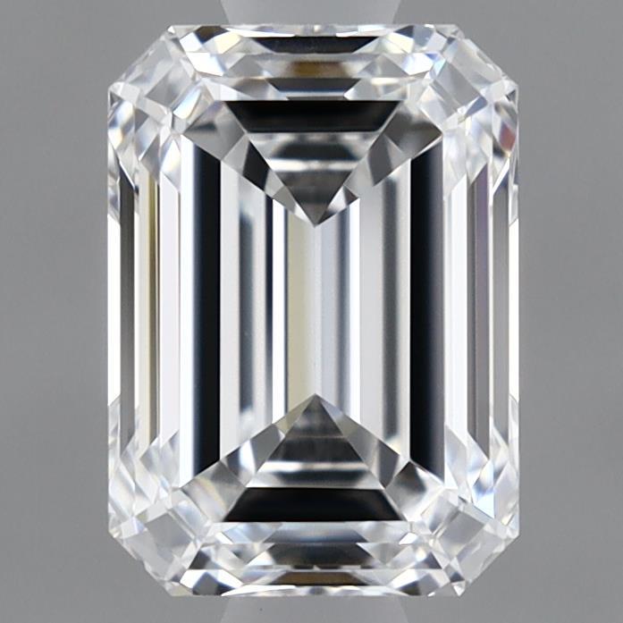 1.06 Carat Emerald Shaped, Ideal Cut, E Color, VVS1 Clarity, IGI Certified Lab Grown Diamond