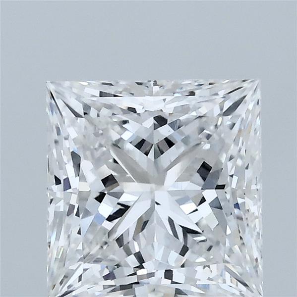 2.01 Carat Princess Shaped, Ideal Cut, D Color, VVS1 Clarity, IGI Certified Lab Grown Diamond