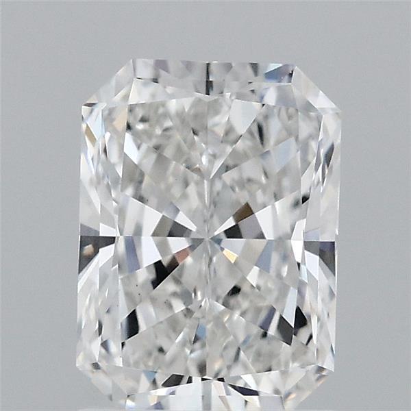 1.50 Carat Radiant Shaped, Excellent Cut, F Color, VS1 Clarity, IGI Certified Lab Grown Diamond