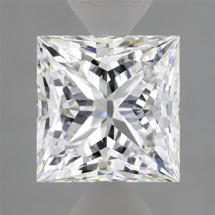 2.27 Carat Princess Shaped, Ideal Cut, E Color, VS1 Clarity, IGI Certified Lab Grown Diamond