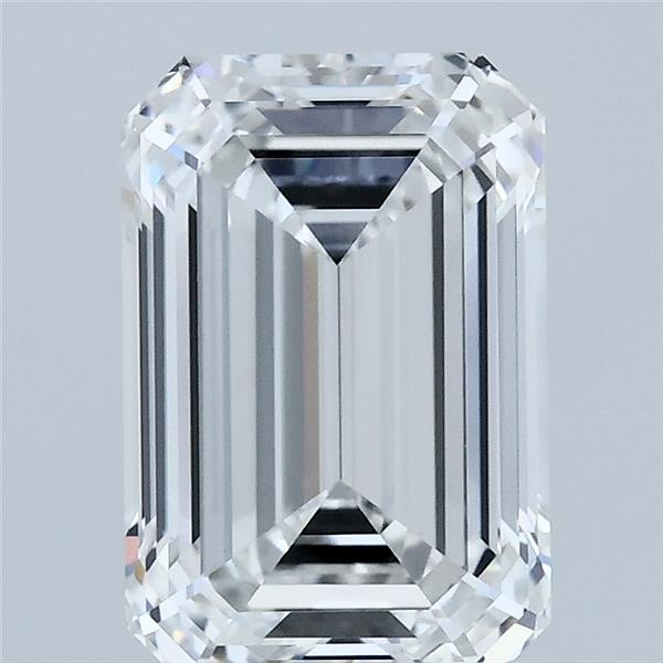 3.03 Carat Emerald Shaped, Ideal Cut, E Color, VVS2 Clarity, IGI Certified Lab Grown Diamond
