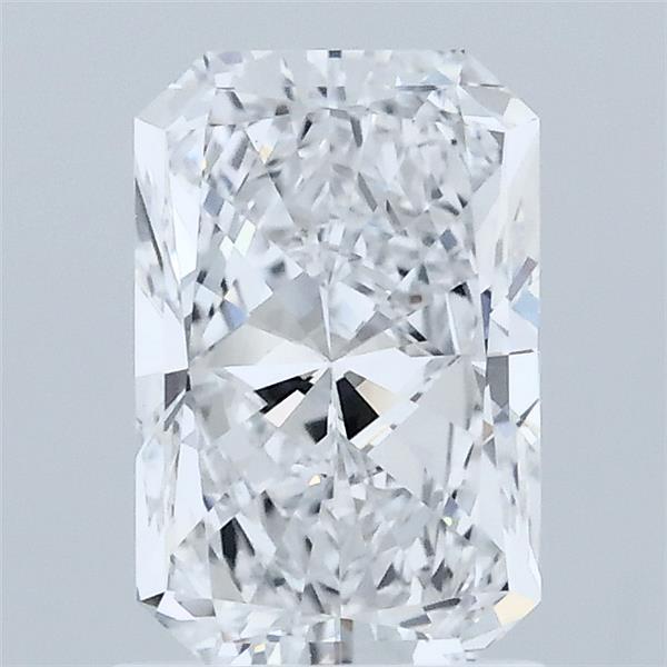 1.50 Carat Radiant Shaped, Excellent Cut, D Color, VS2 Clarity, IGI Certified Lab Grown Diamond