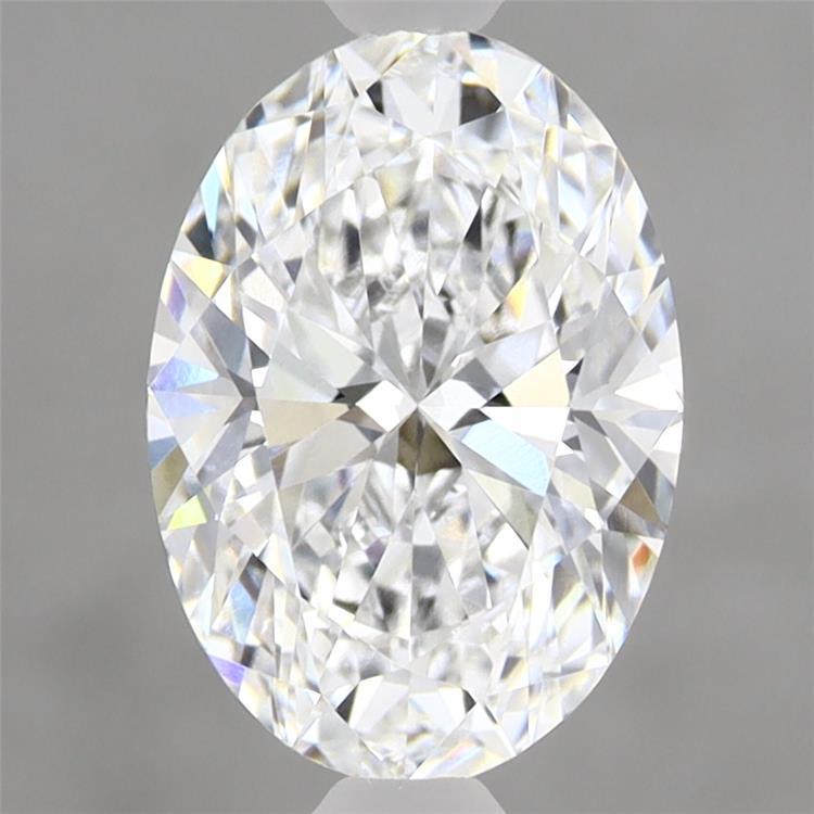 1.96 Carat Oval Shaped, Ideal Cut, D Color, VVS2 Clarity, IGI Certified Lab Grown Diamond