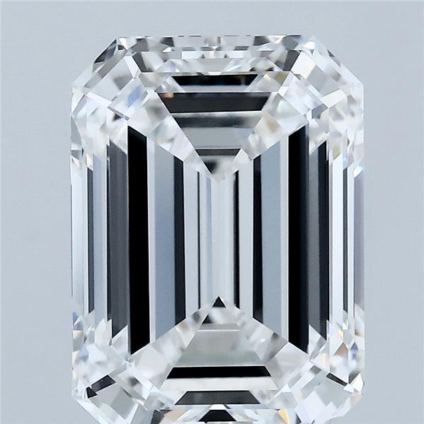 4.06 Carat Emerald Shaped, Ideal Cut, D Color, VVS2 Clarity, IGI Certified Lab Grown Diamond