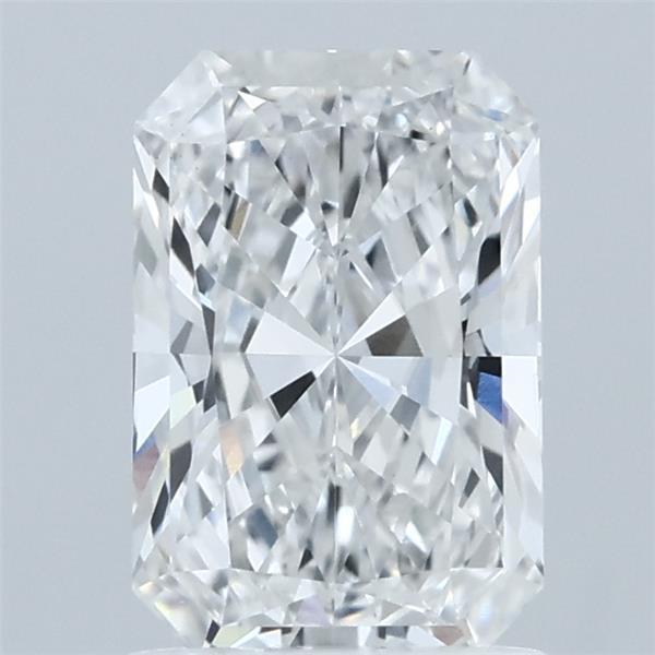 1.50 Carat Radiant Shaped, Ideal Cut, E Color, VS1 Clarity, IGI Certified Lab Grown Diamond