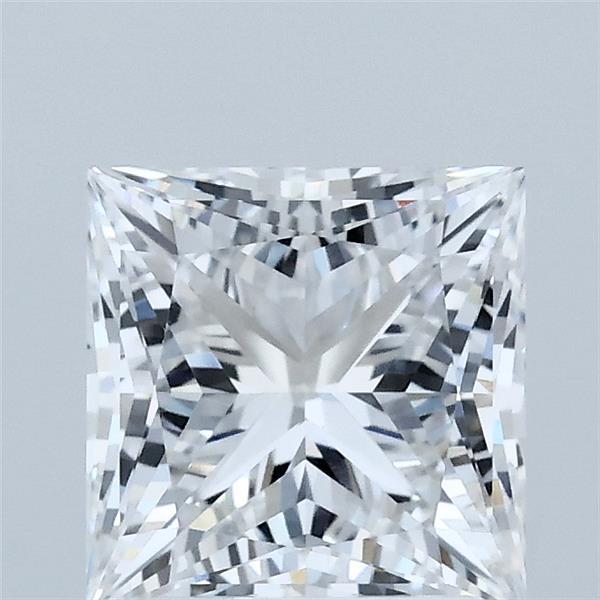 2.04 Carat Princess Shaped, Ideal Cut, E Color, VVS2 Clarity, IGI Certified Lab Grown Diamond