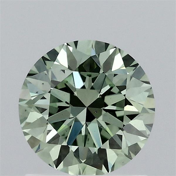 1.09 Carat Round Shaped, Excellent Cut, FANCY VIVID GREEN Color, VS2 Clarity, IGI Certified Lab Grown Diamond