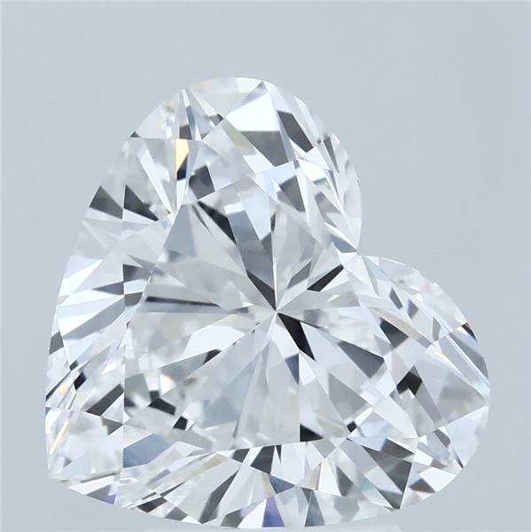 3.82 Carat Heart Shaped, Ideal Cut, D Color, VVS1 Clarity, IGI Certified Lab Grown Diamond