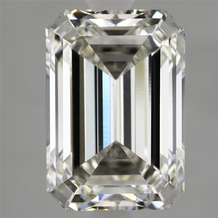 3.02 Carat Emerald Shaped, Ideal Cut, G Color, VS2 Clarity, IGI Certified Lab Grown Diamond