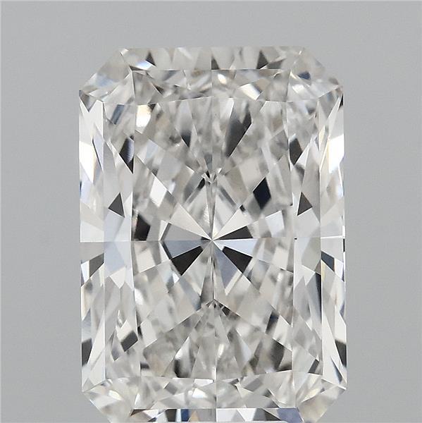 5.09 Carat Radiant Shaped, Ideal Cut, G Color, VVS2 Clarity, IGI Certified Lab Grown Diamond